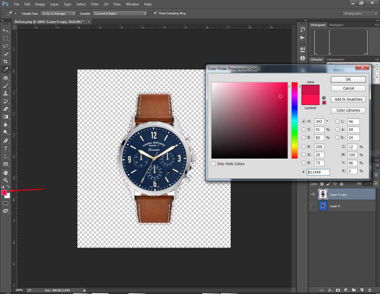 How to Change Background Color In Photoshop CC